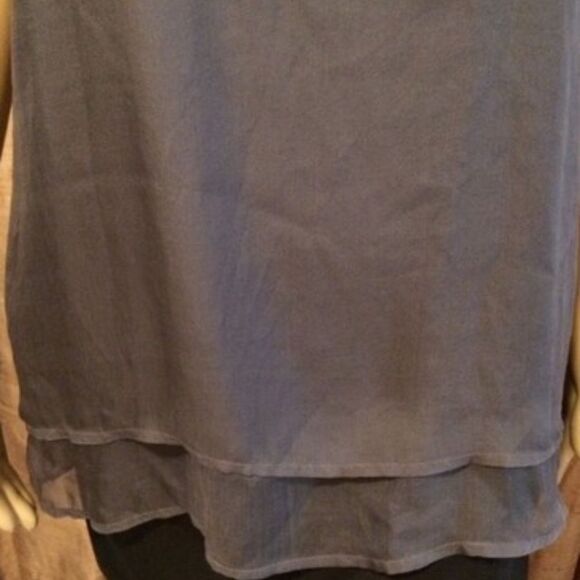 Walter Baker Women's Gray Silk Chiffon/Top Tank Top/Cami-NWT-Size 6 - Picture 7 of 7